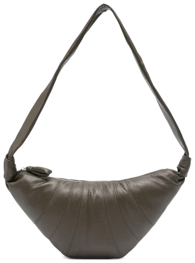 Lemaire Medium Croissant Bag Dark Olive