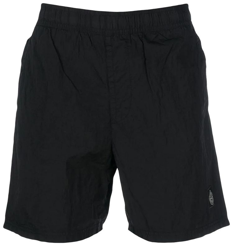 Stone Island Basic Small Logo Shorts Black