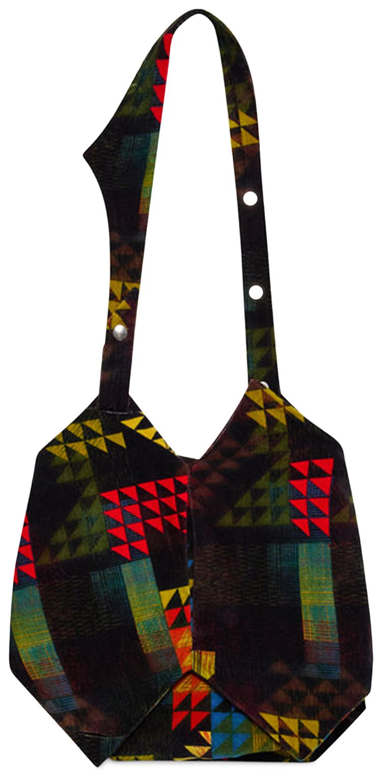 Kiko Kostadinov Kaleidoscope Bag Multi Abstract Check