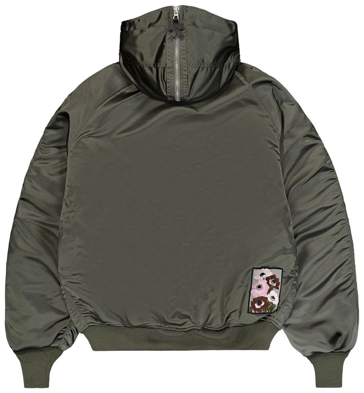 Cecilie Bahnsen x Alpha Industries Laser Cut Bomber Jacket Vintage Green