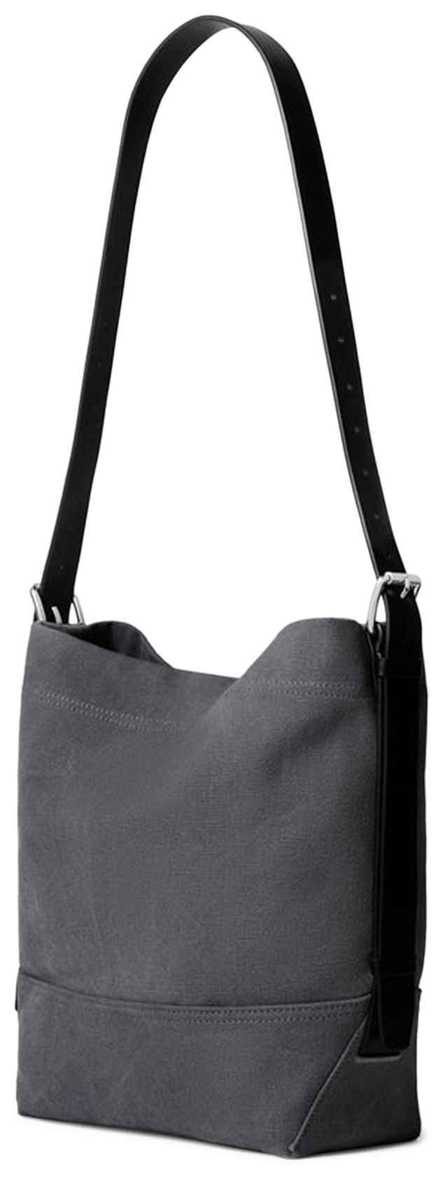 Lemaire Small Belted Tote Bag Ash Black