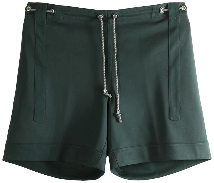 Kiko Kostadinov Light Wool Kyan Shorts Scarab