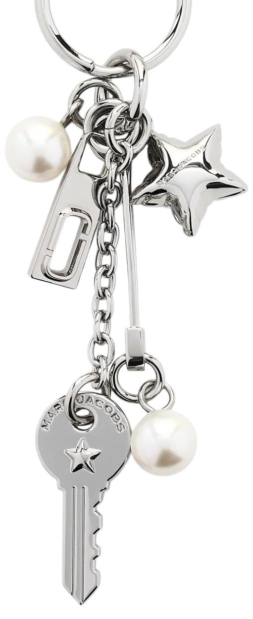 Marc Jacobs Cluster Grommet Metal Charm Nickel