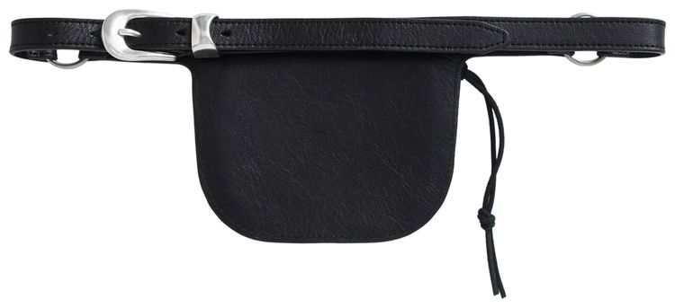 Our Legacy Purse Belt Malleable Black Bull Hide