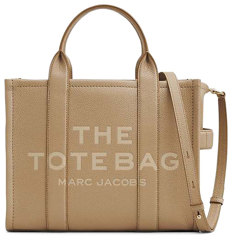 Marc Jacobs The Medium Leather Tote Bag Camel