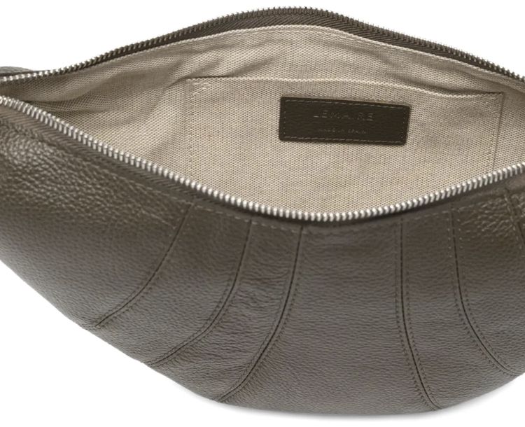 Lemaire Small Croissant Bag Dark Olive