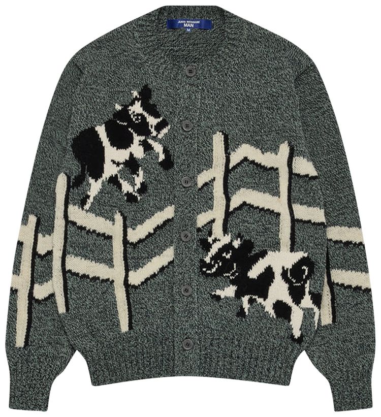 Junya Watanabe Knitted Cardigan NavyGreen