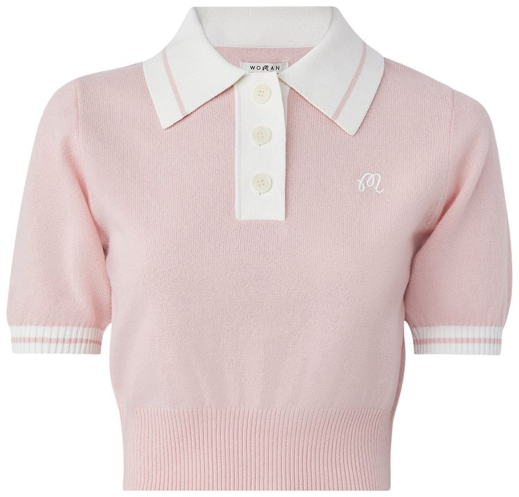 Malbon Mikayla Polo T Shirt  Dusty Rose