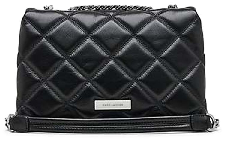 Marc Jacobs Slim Dual Chain Shoulder Bag Black