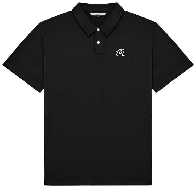 Malbon Fairway Polo T Shirt  Black