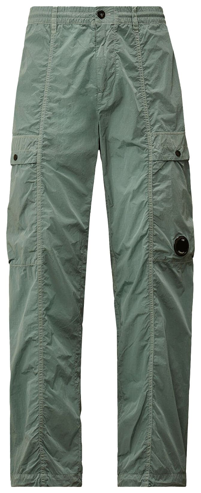 CP Company Chrome R Regular Cargo Lens Pants Silver Blue