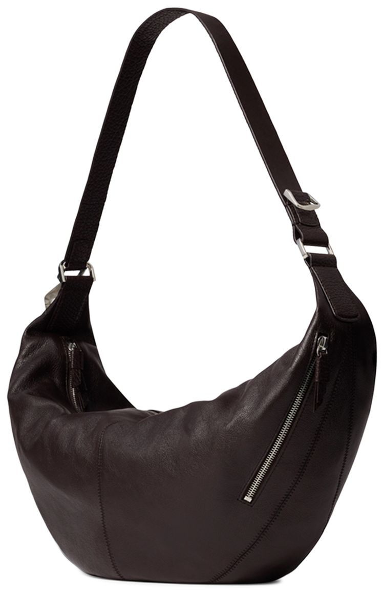 Lemaire Quiver Clip Bag Dark Chocolate
