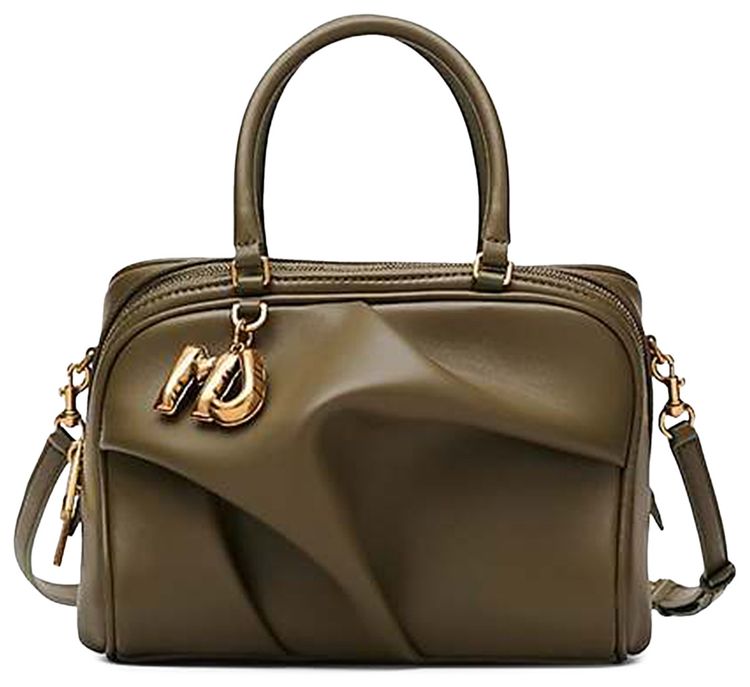 Marc Jacobs Small Bauletto Wave Bag Olive
