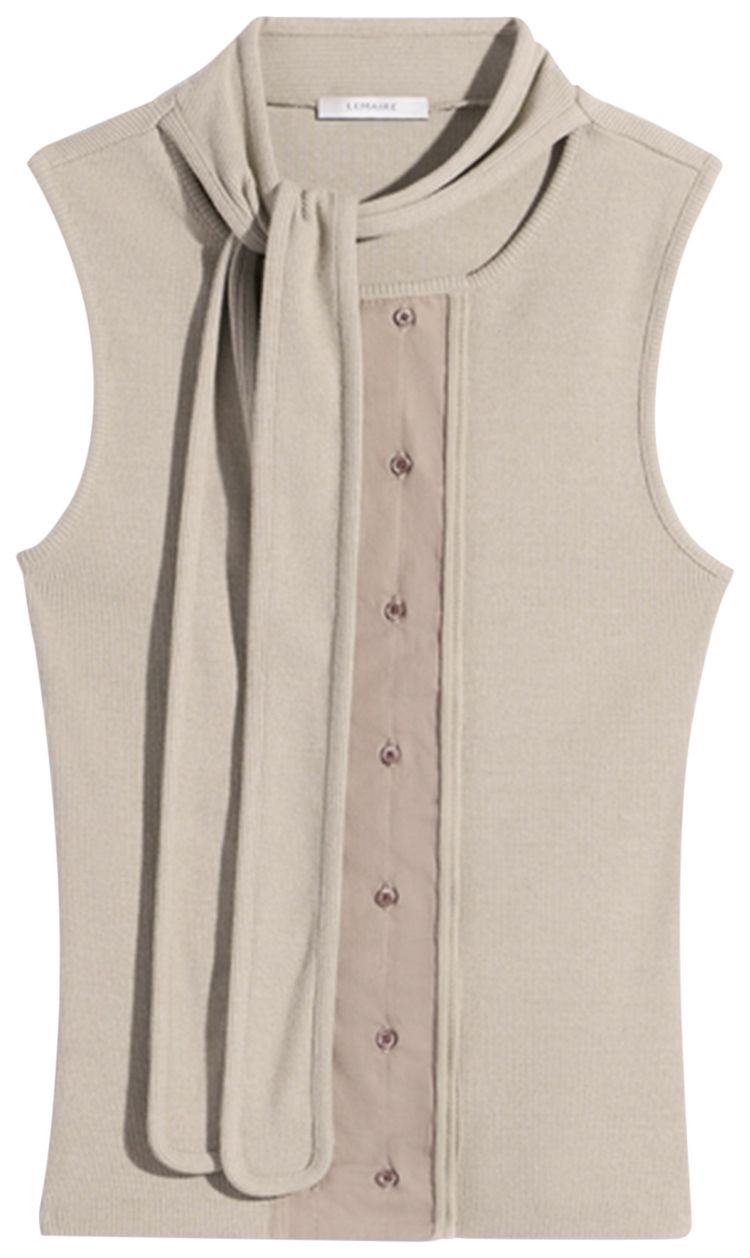 Lemaire Asymmetrical Fitted Top Sage