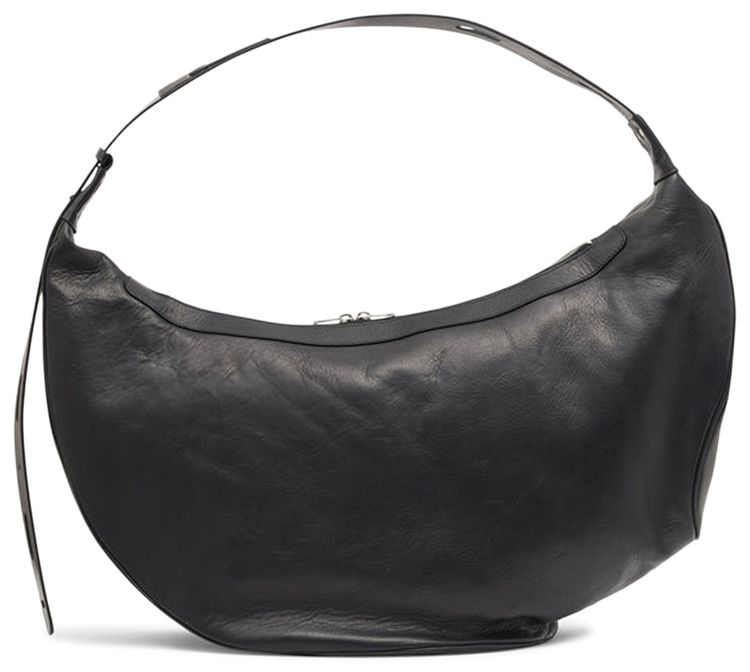 Kiko Kostadinov Cow Grain Leather Moravia Bag Obsidian Black