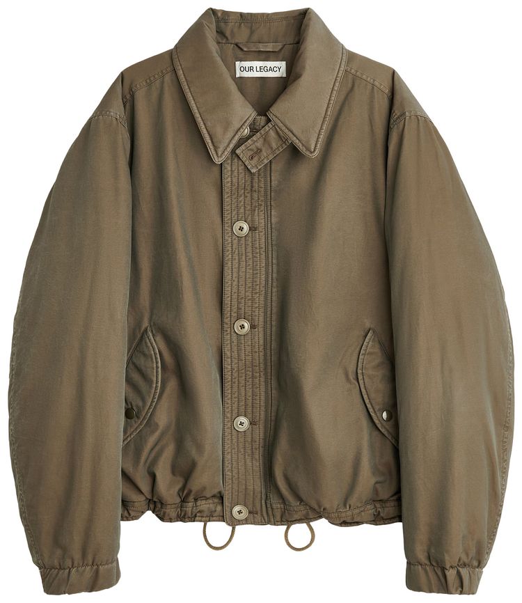 Our Legacy Auto Jacket Taupe Smoke Twinshade Twill