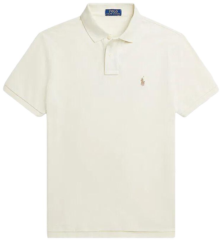 Polo Ralph Lauren Mesh Polo Shirt Parchment Cream