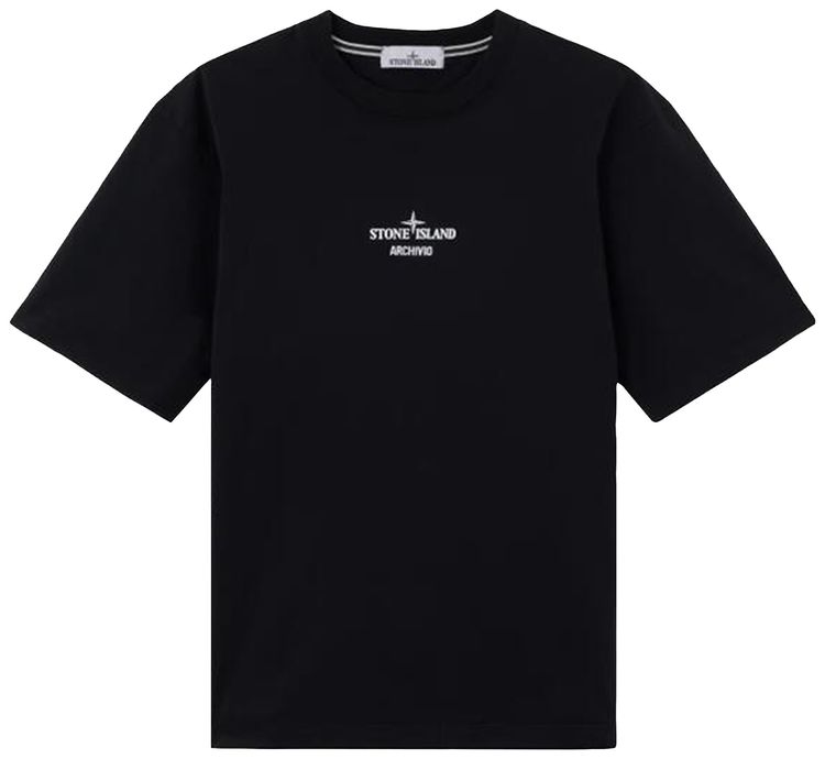 Stone Island Short Sleeve T Shirt Black