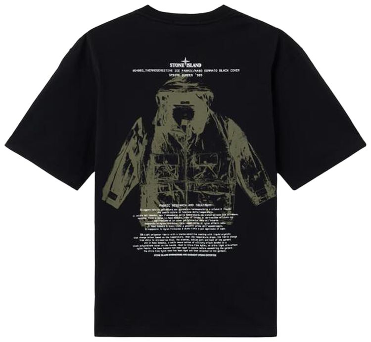 Stone Island Short Sleeve T Shirt Black