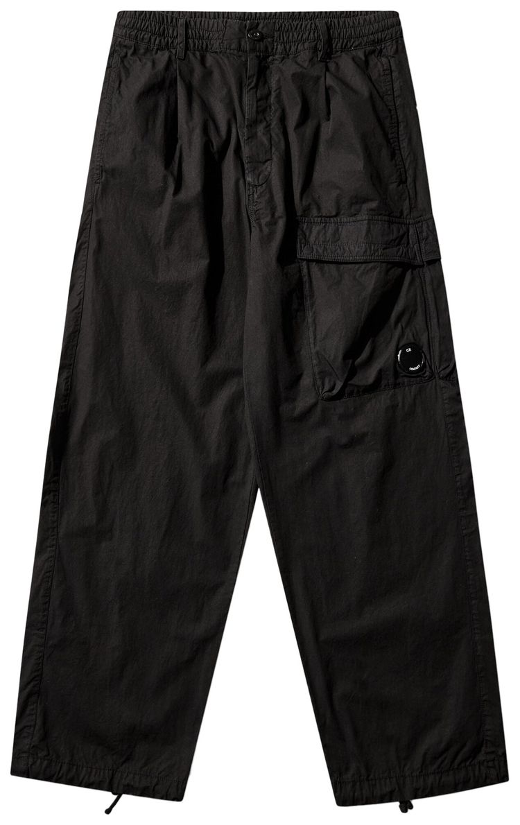CP Company Micro Reps Boxy Cargo Lens Pants Black