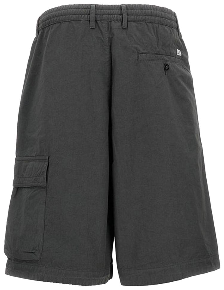 CP Company Micro Reps Boxy Lens Shorts Gunmetal