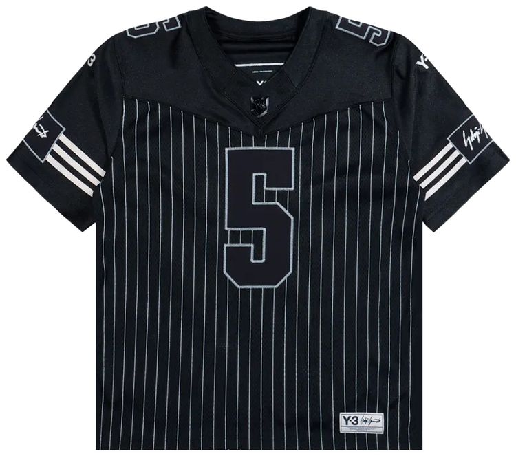 Y 3 Elite 5 A Football T Shirt Black