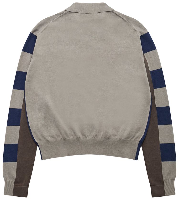 Kiko Kostadinov Combed Cotton Kest Cardigan NavyAnchor