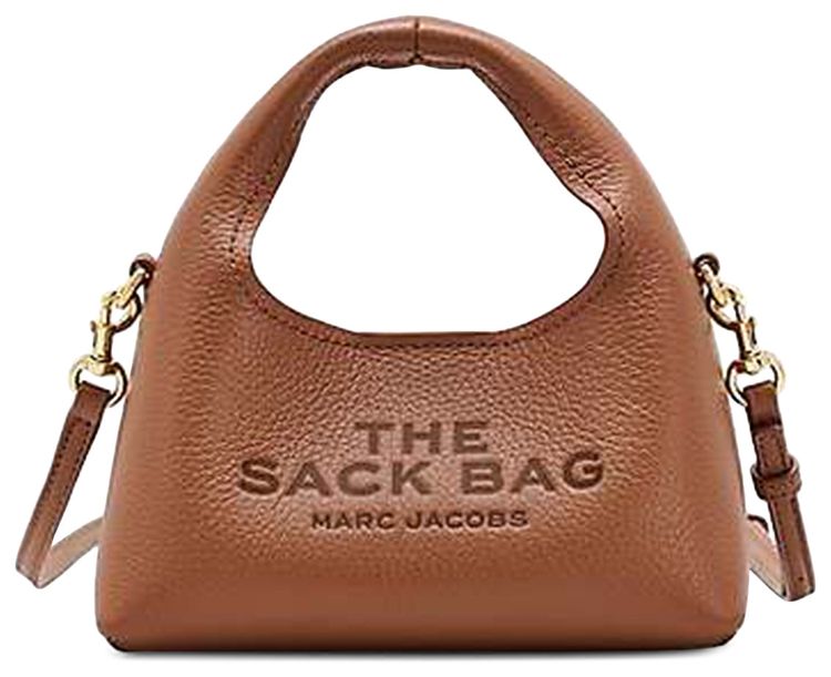 Marc Jacobs The Micro Crossbody Sack Leather Bag Argan Oil