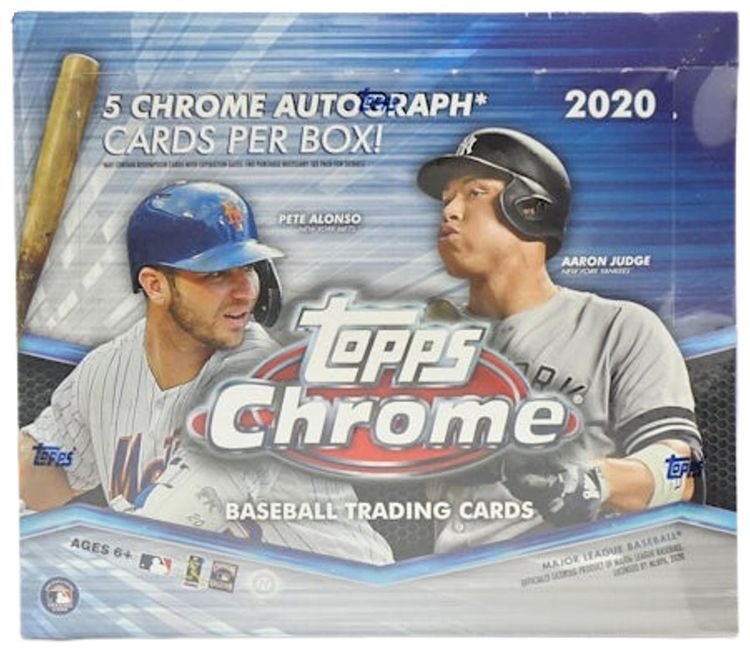 2020 Topps Chrome Baseball Jumbo Box