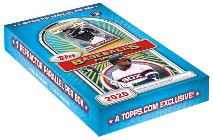 2020 Topps Finest Flashbacks Baseball Hobby Box