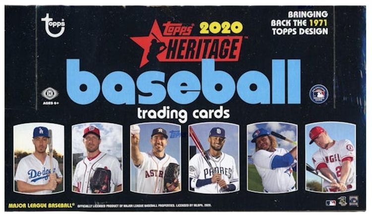 2020 Topps Heritage Baseball Hobby Box