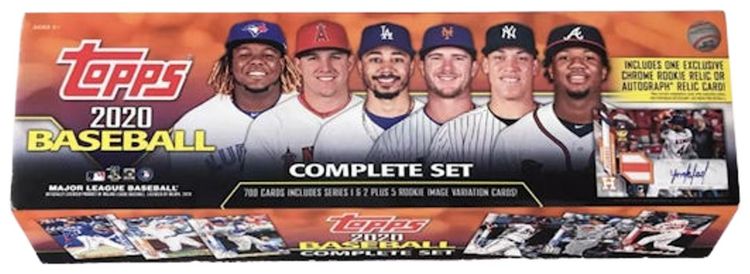 2020 Topps Baseball Complete Set Orange Relic