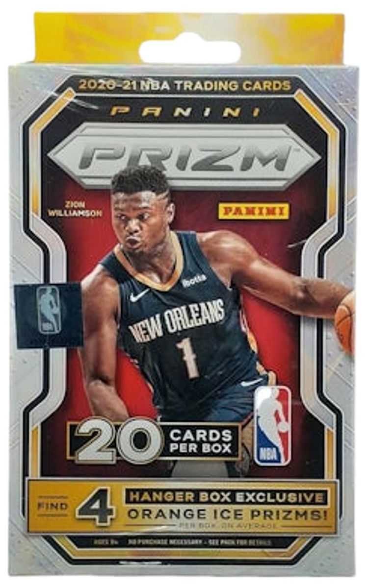 2020 21 Panini Prizm Basketball Hanger Box Orange Ice