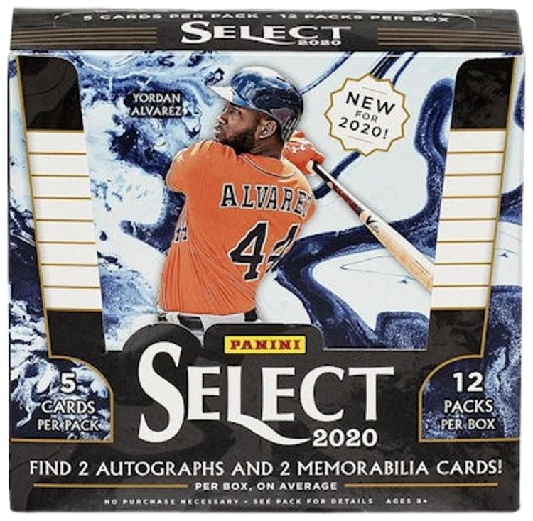 2020 Panini Select Baseball Hobby Box