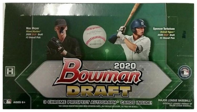 2020 Bowman Draft Baseball Jumbo Box