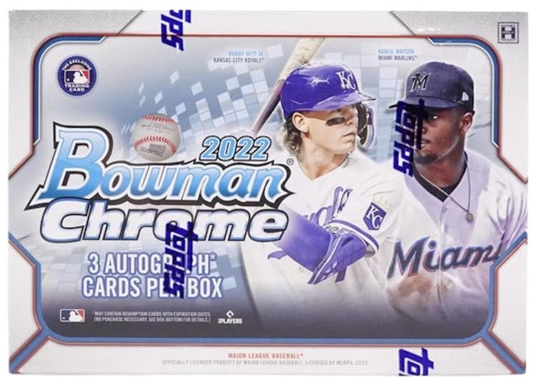2022 Bowman Chrome Baseball HTA Choice Box