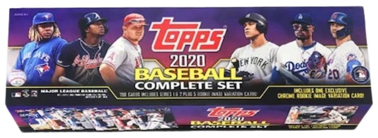 2020 Topps Baseball Complete Set Purple