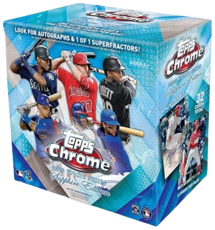 2020 Topps Chrome Update Sapphire Edition Baseball Box