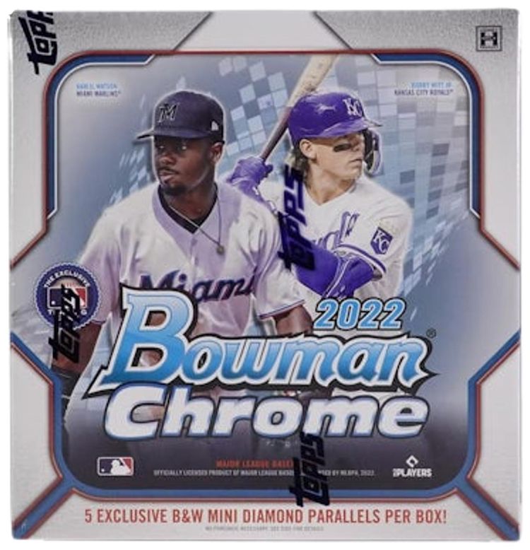 2022 Bowman Chrome Baseball Hobby Lite Box