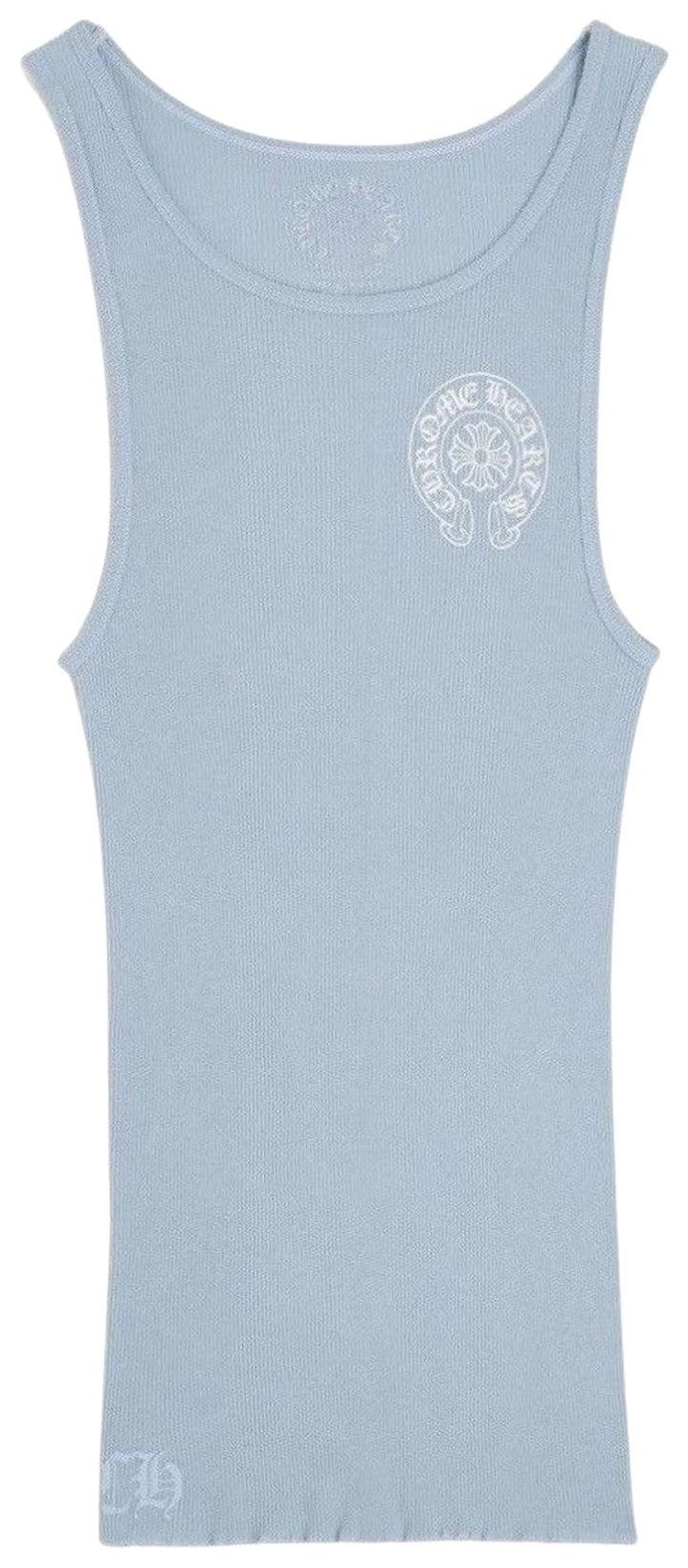 Chrome Hearts Rib Tank Baby Blue