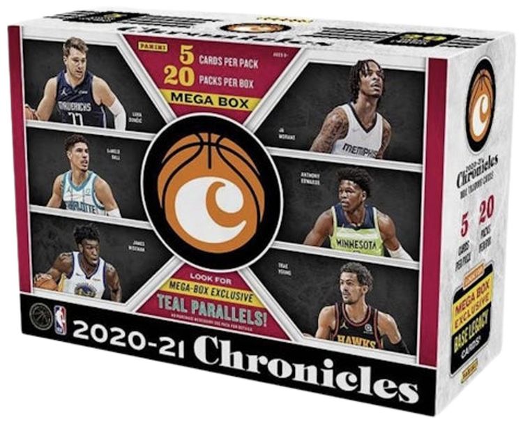 2020 21 Panini Chronicles Basketball Mega Box Teal Parallels