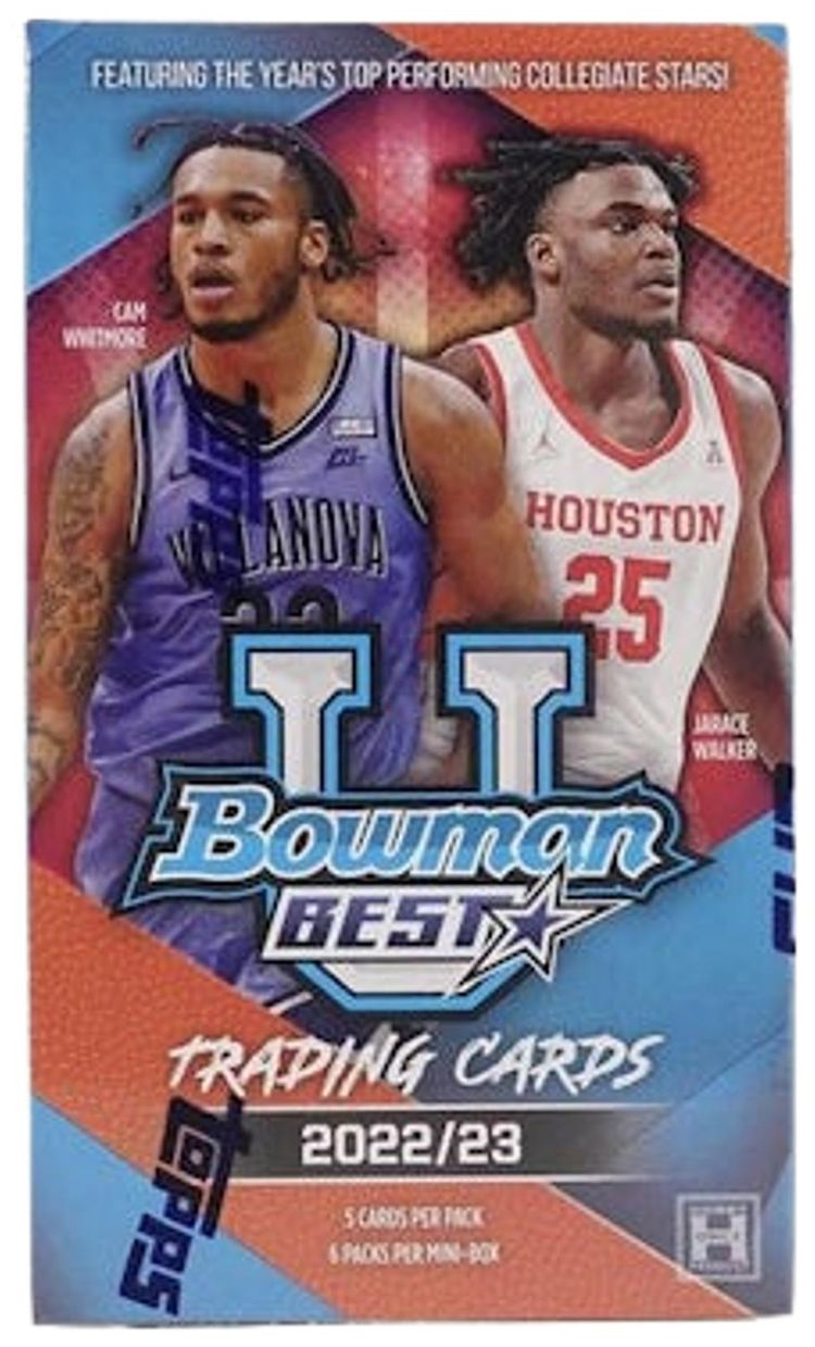 2022 23 Bowman University Best Basketball Hobby Box