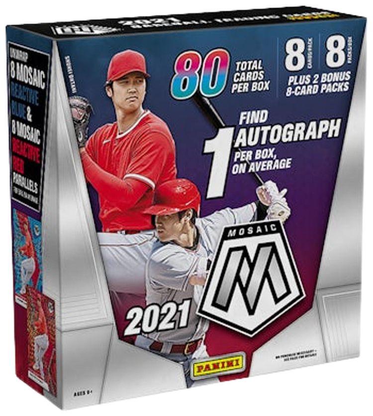 2021 Panini Mosaic Baseball Mega Box