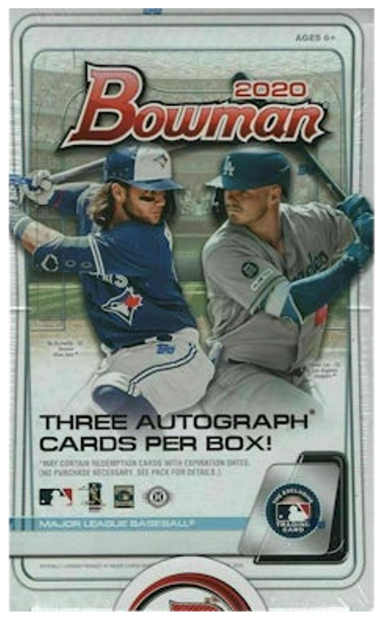 2020 Bowman Baseball Jumbo HTA Box