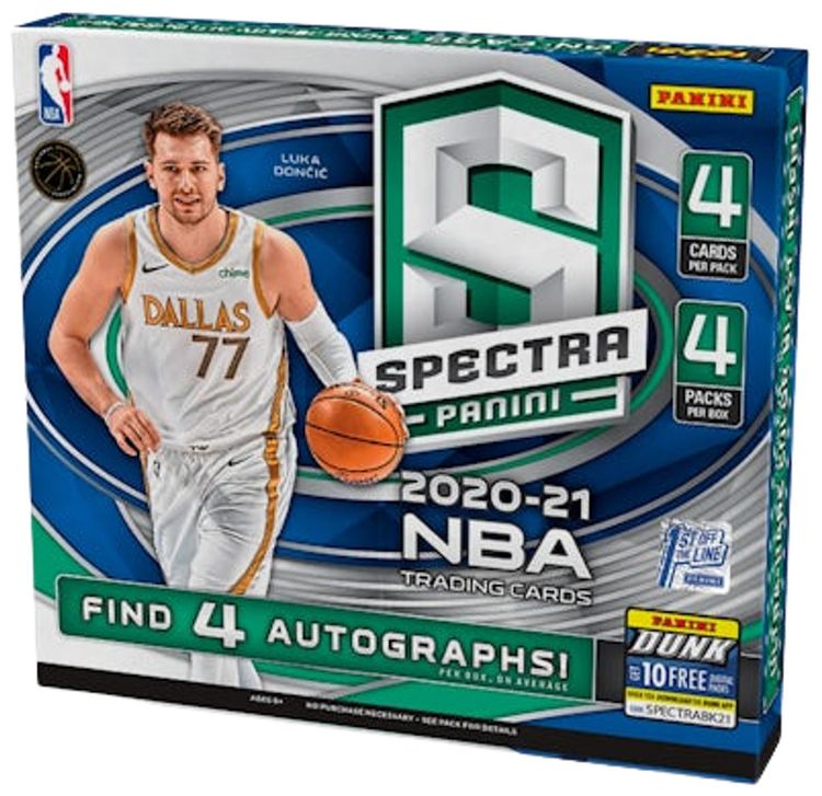 2020 21 Panini Spectra Basketball Box FOTL