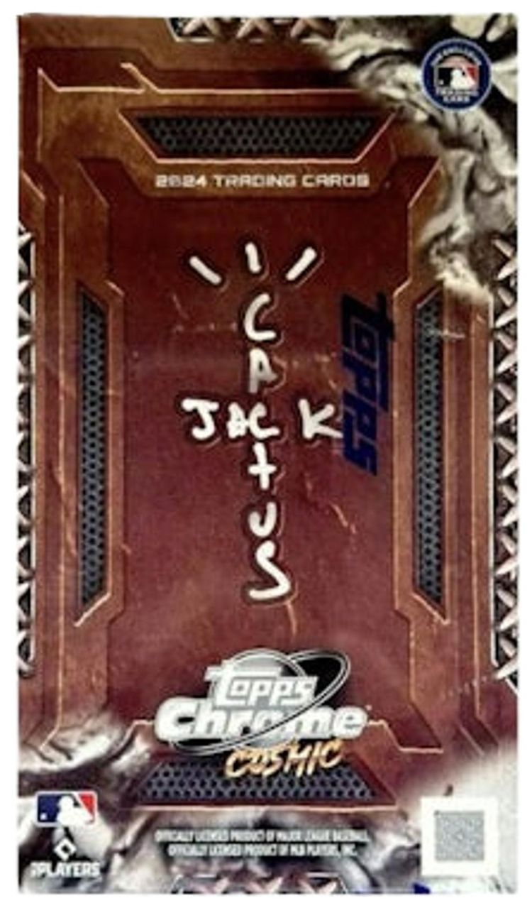 2024 Topps Cosmic Chrome x Cactus Jack Fanatics Fest NYC Baseball Box Travis Scott Edition