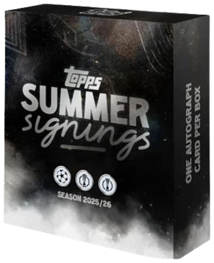 2025 26 Topps Summer Signings UCC Soccer Hobby Box