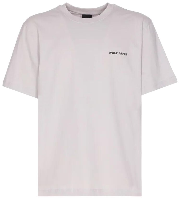 Daily Paper Matchstick Shield T Shirt Micro Chip Grey