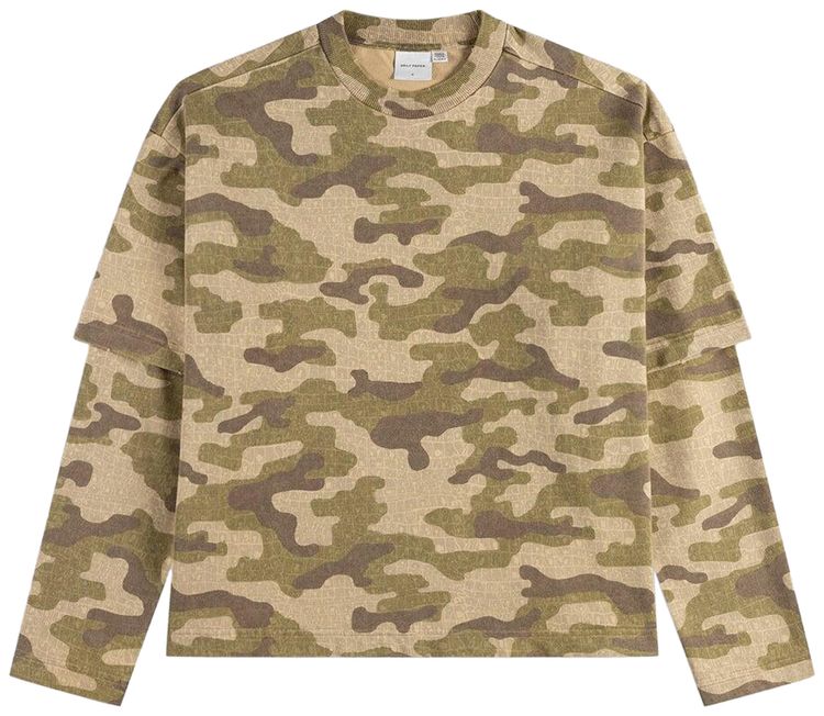 Daily Paper Layered Camo T Shirt Croc Camo