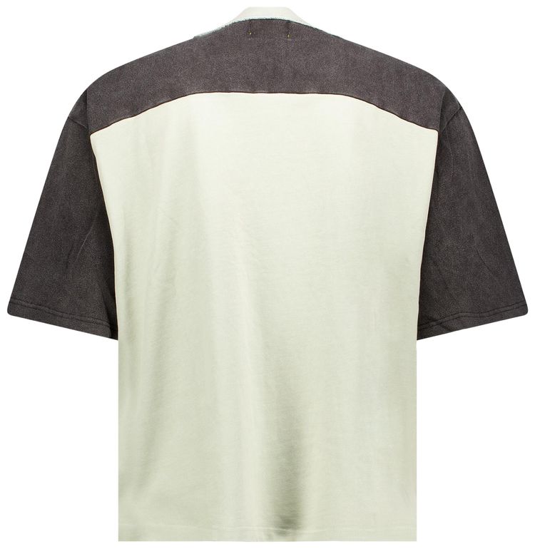 Diet Starts Monday Racing Yoke Tee GreyVintage Black